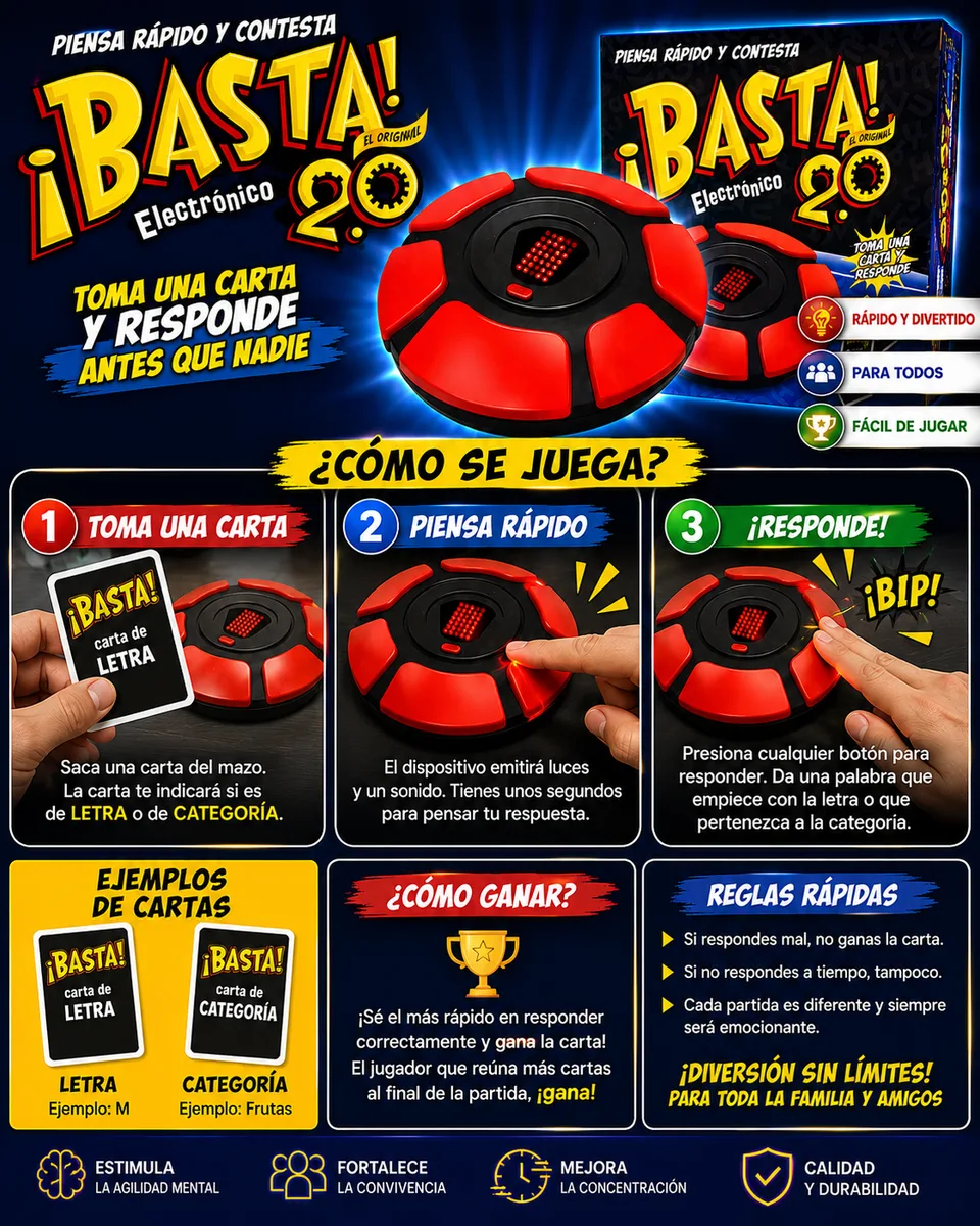 Juego didáctico Basta
