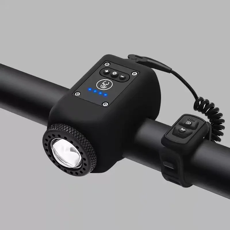 BOCINA CON LUZ PARA BICICLETA