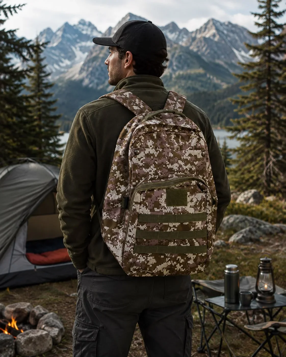Bolso Camuflado Cafe