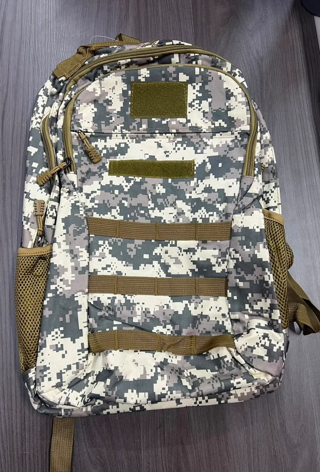Bolso Camuflado con Gris