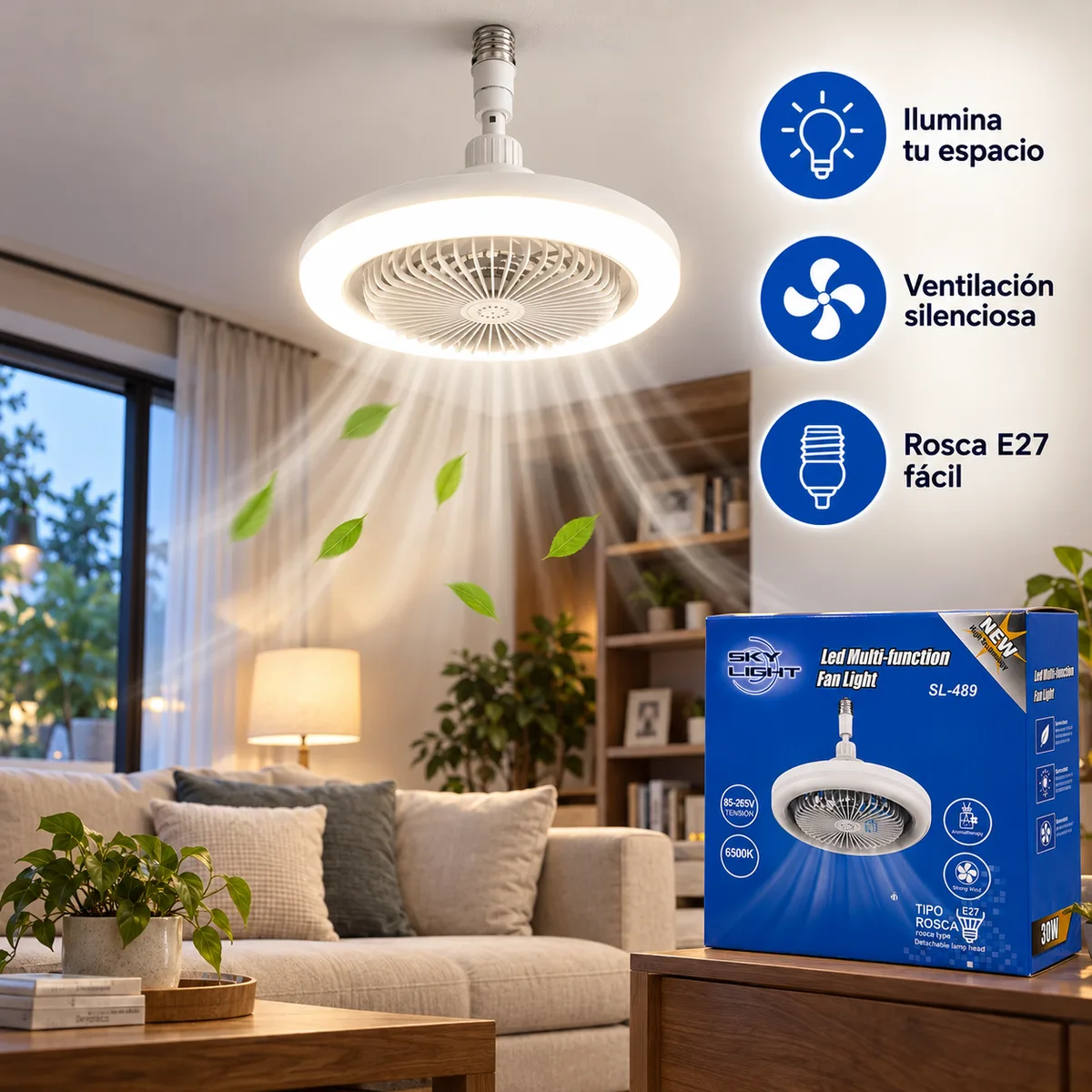 Bombillo ventilador