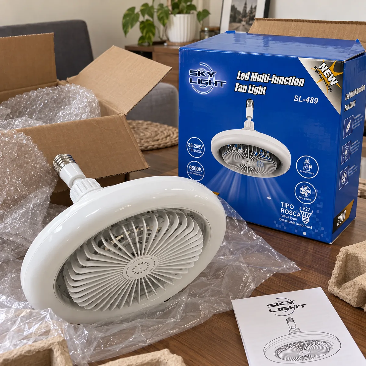 Bombillo ventilador