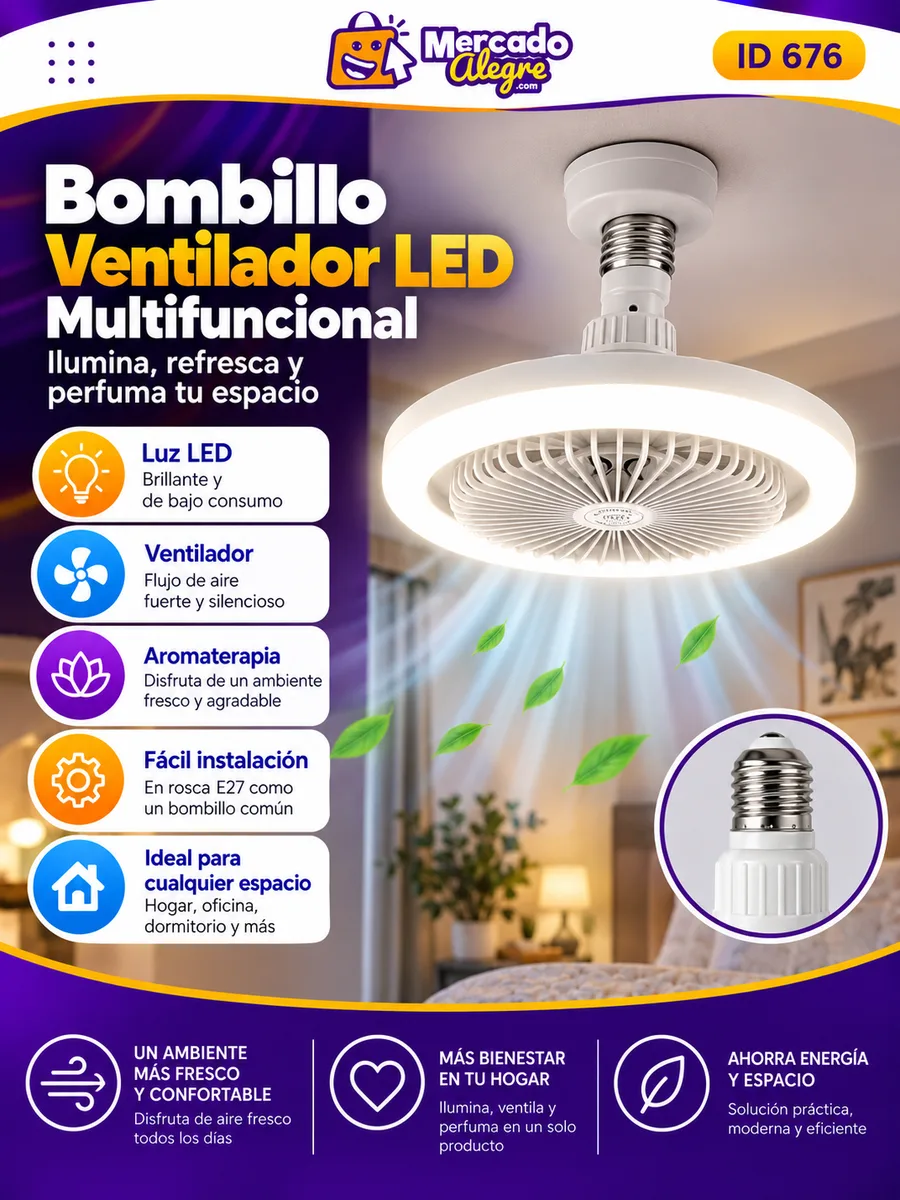 Bombillo ventilador