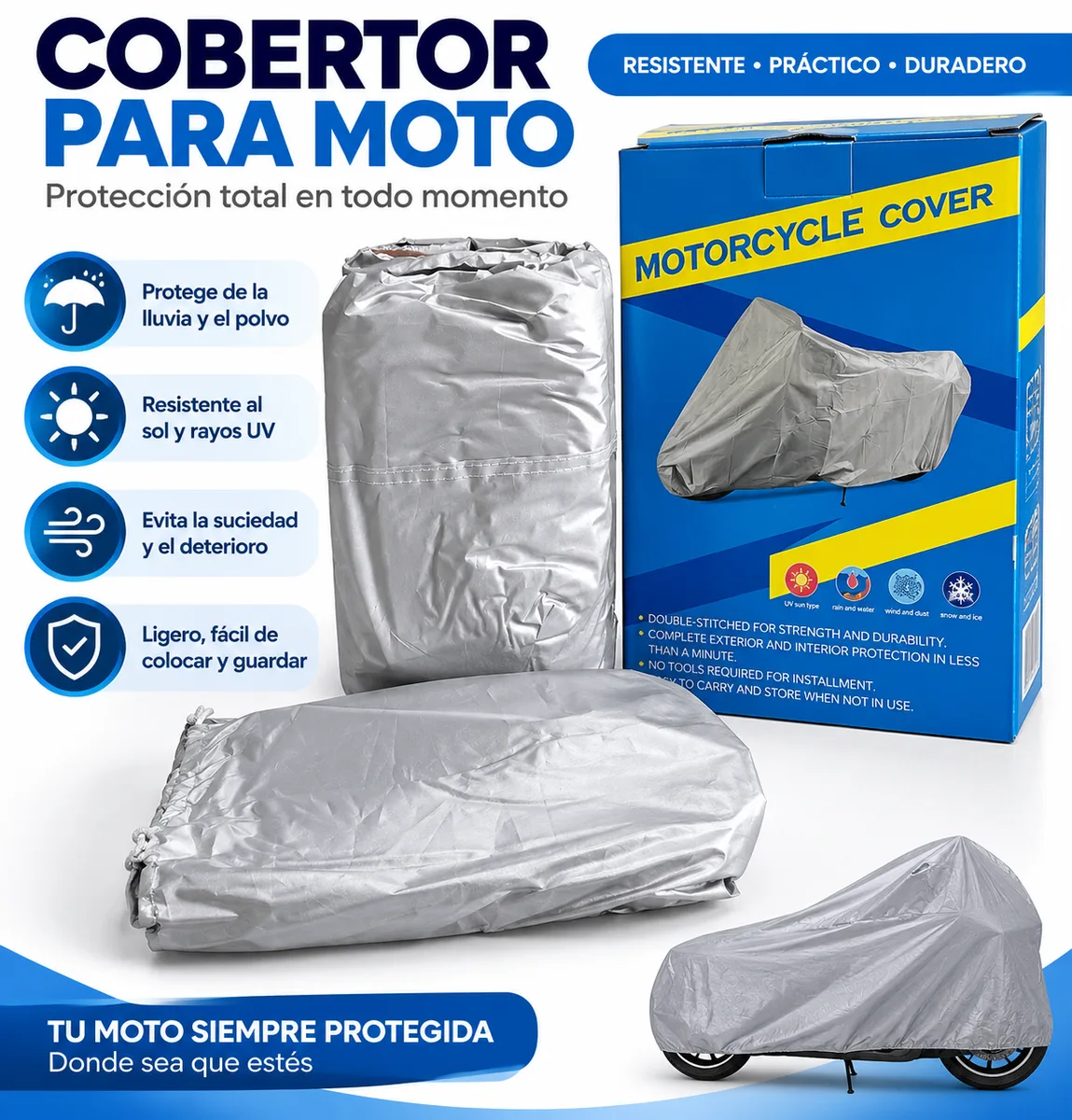 Cobertor para moto XL