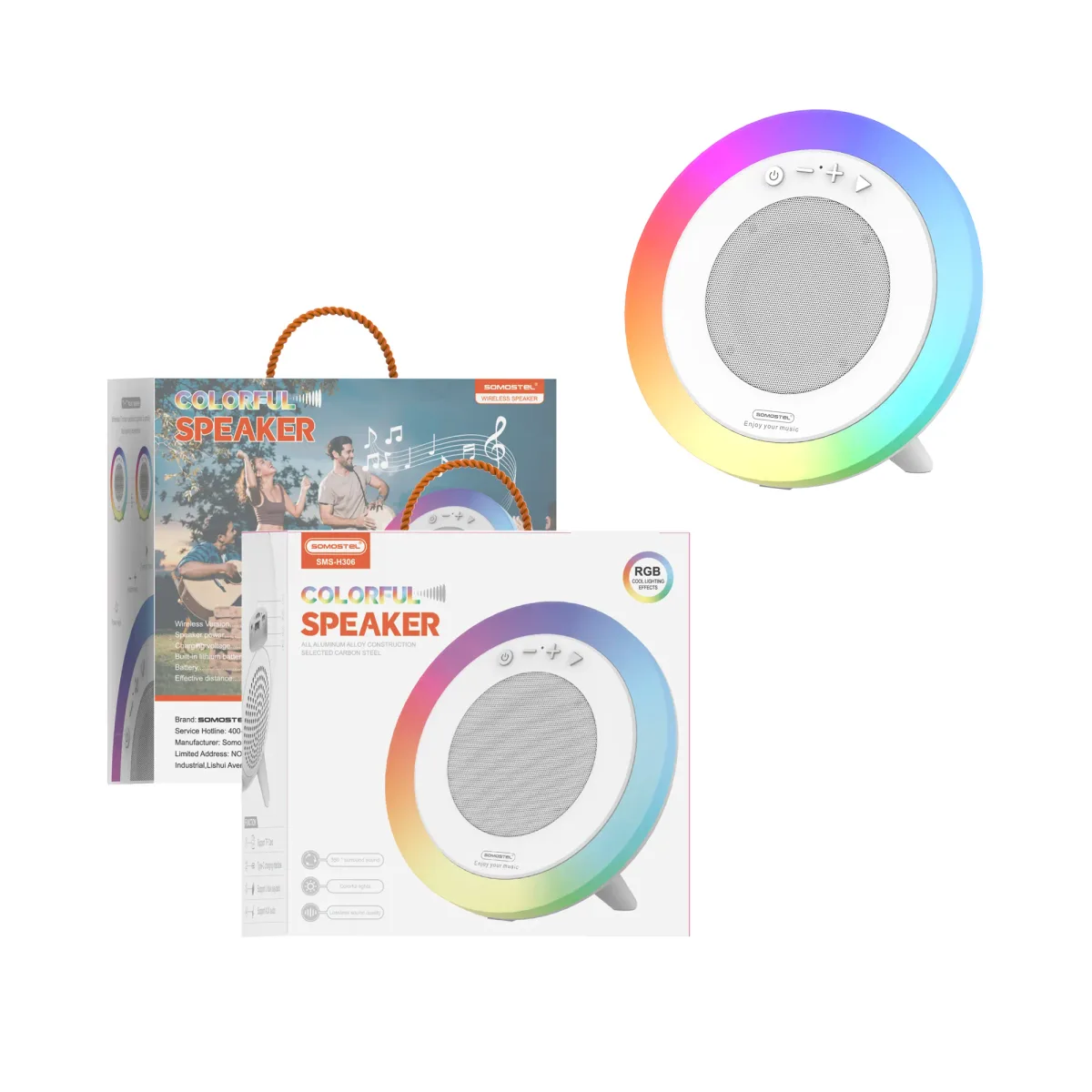 Parlante de colores