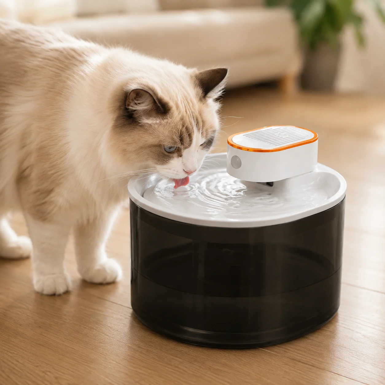 Dispensador automático de agua para mascotas