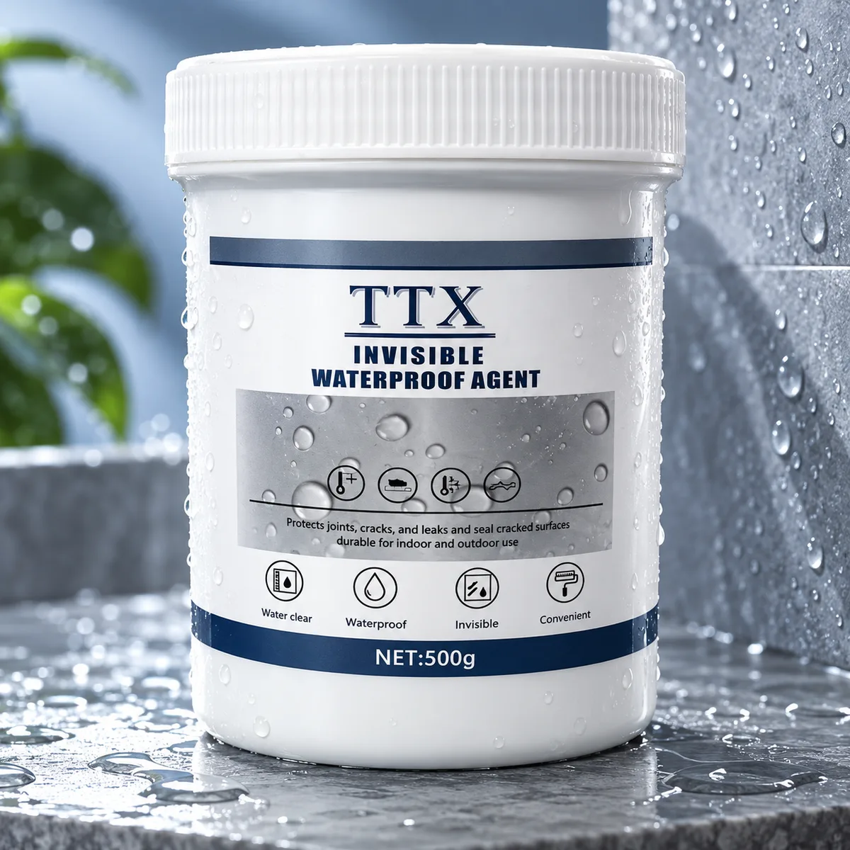 Impermeabilizante transparente antifiltraciones 500 g