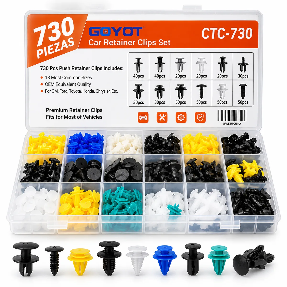 Kit de grapas automotrices