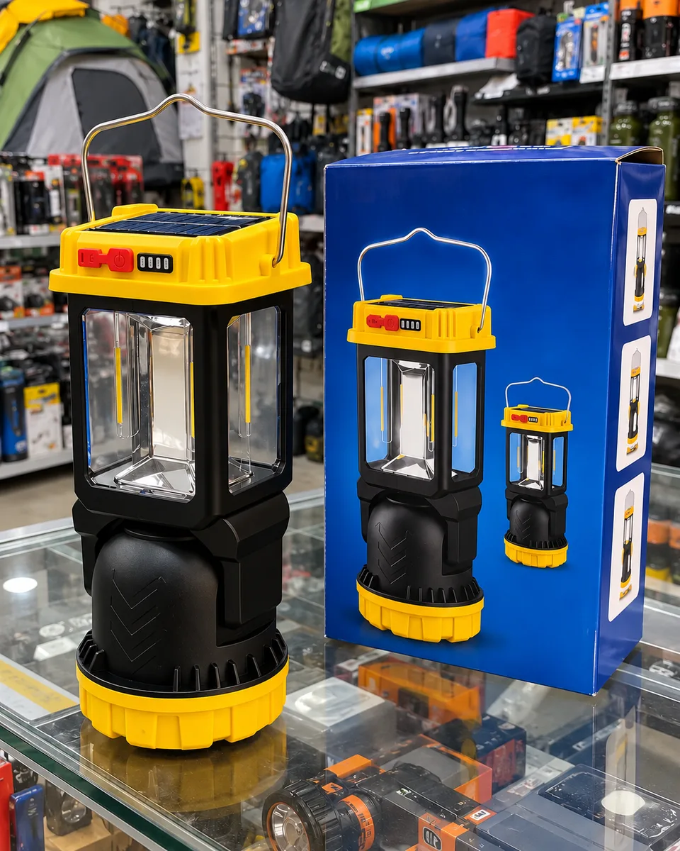 Lámpara LED con carga solar