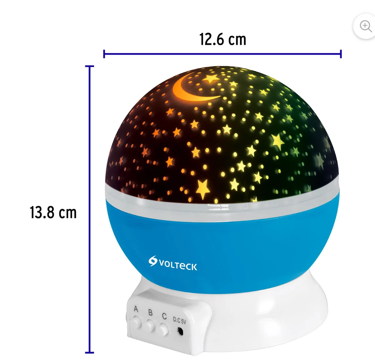 Lámpara nocturna proyector de estrellas