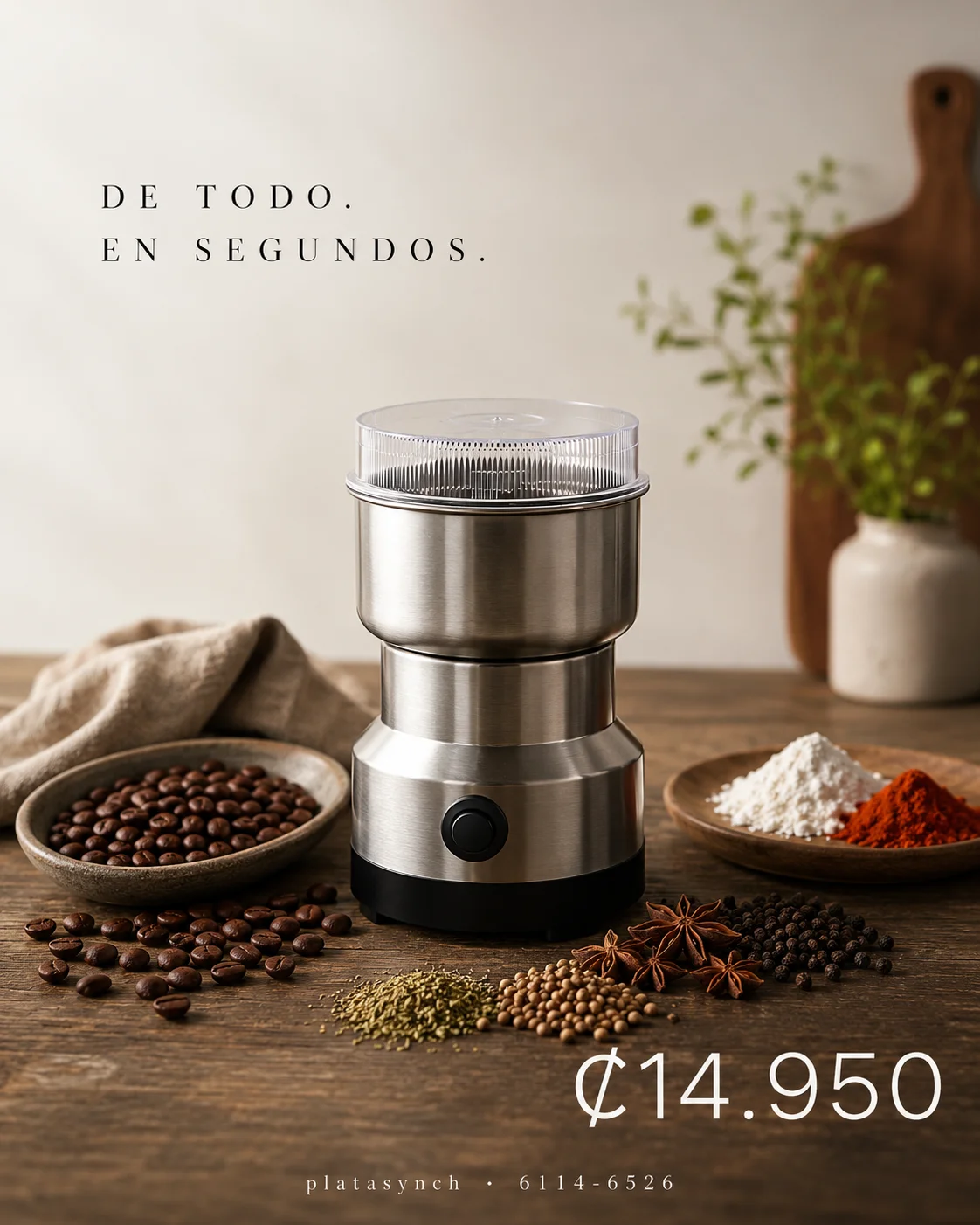 MOLINO para especies o cafe