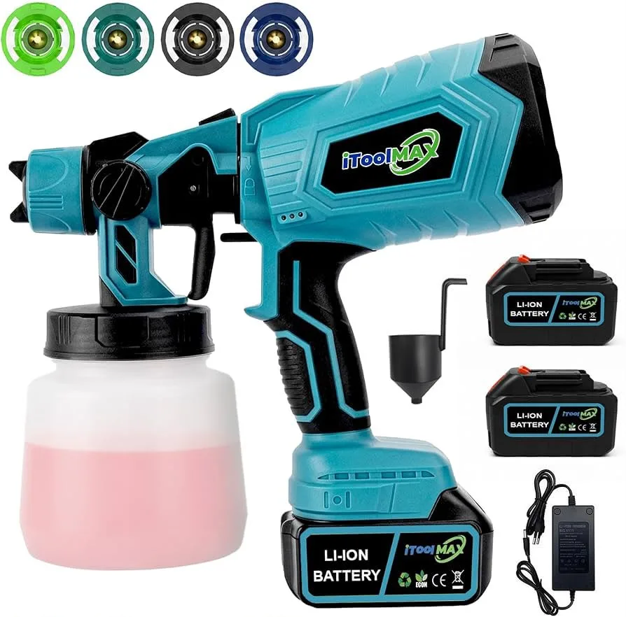 Pistola de pintura inalámbrica