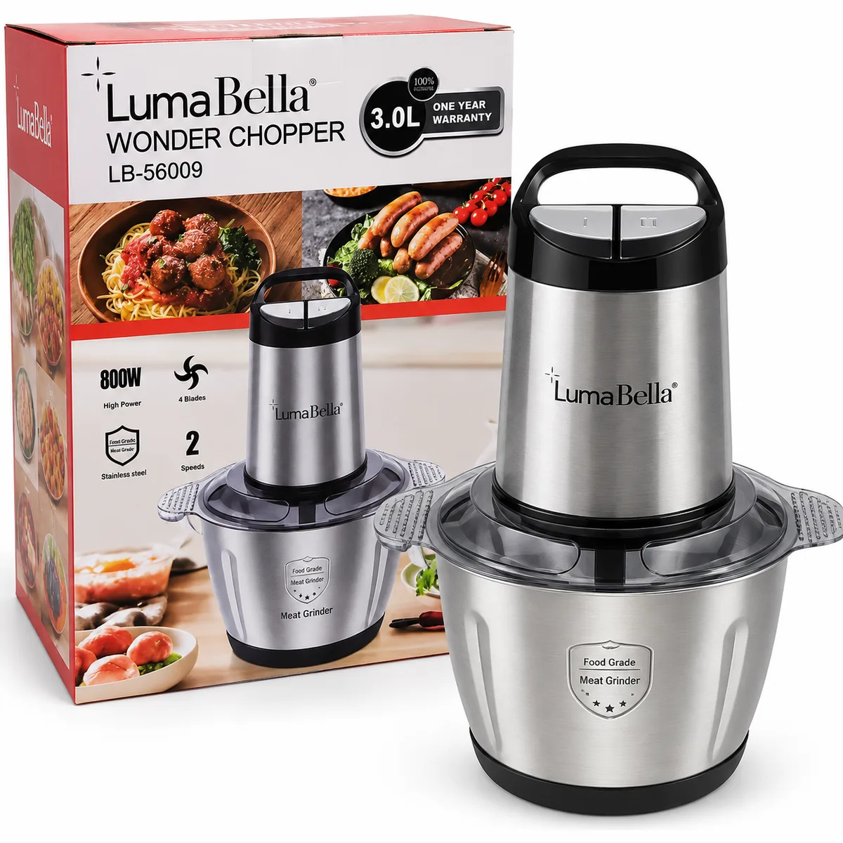 Procesador de alimentos 3 L