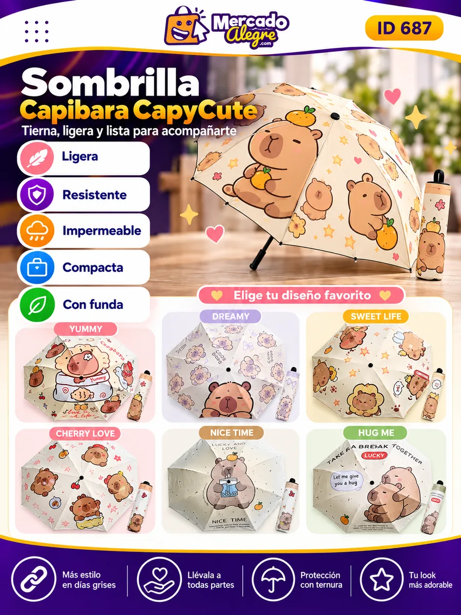 Sombrilla capibara